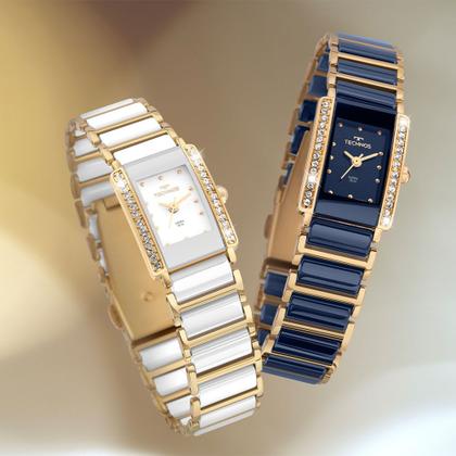 Imagem de Relógio Technos Feminino Ceramic/saphire Branco(A) - 5Y30XO/1B