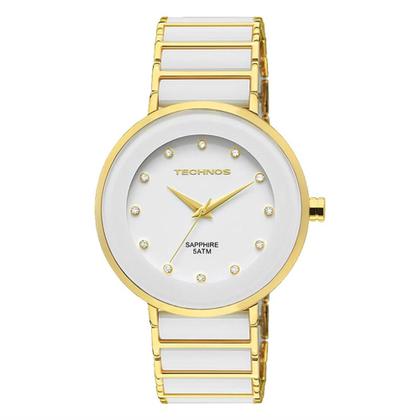 Imagem de Relógio Technos Feminino Ceramic Saphire Elegance Dourado 2035LMM/4B