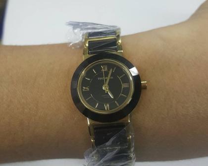 Imagem de Relógio Technos Feminino Ceramic Saphire Mini Dourado - 2035LWF/4P