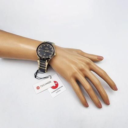 Imagem de Relógio TECHNOS feminino cerâmica preto 2015CEN/1P