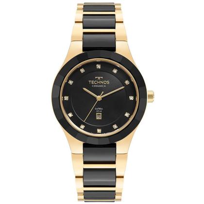 Imagem de Relógio Technos Feminino Cerâmica Safira 2015cen/1p + Card