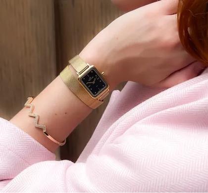 Imagem de Relógio Technos Feminino Elegance Retangular Mini 2 Pulseira Voltas Dourado GL32AP/1P