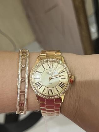 Imagem de Relógio Technos Feminino St.moritz Elegance Dourado com Cristais 2035MYV/1X