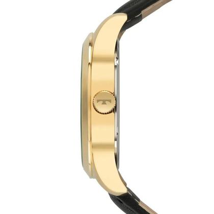 Relógio Technos Masculino 2115Mxvs/0P Couro Preto Imagem de Relógio Technos Masculino 2115Mxvs/0P Couro Preto