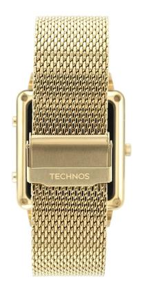 Imagem de Relógio Technos Masculino Anadigi Curvas Dourado 1S13CV/1P