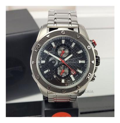Imagem de Relógio Technos Masculino Analógico Performance TS Carbon Quartz Redondo Robusto Cronógrafo Prova Dágua 10 ATM Casual Prata JS15FR/1P