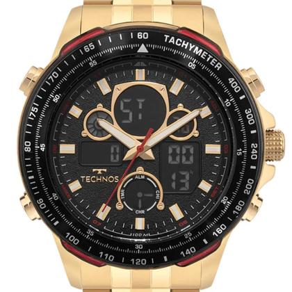 Imagem de Relógio Technos Masculino Digitech Dourado - BJ4130AA/1P
