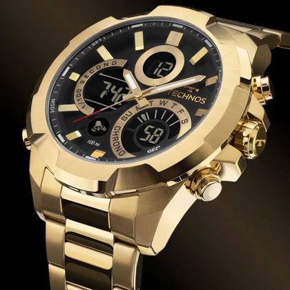 Imagem de Relógio Technos Masculino Digitech Dourado - W23721AAA/1P