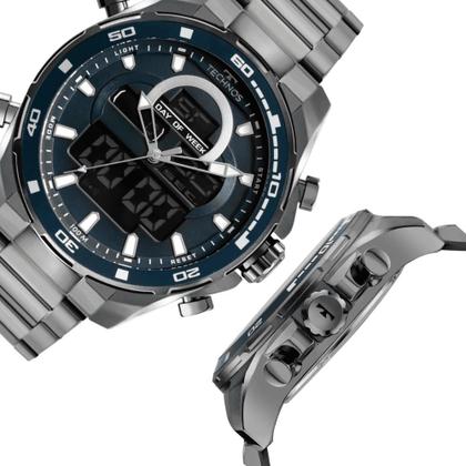 Relógio Technos Masculino Digitech Grafite BJK626AC/1A - Relógio