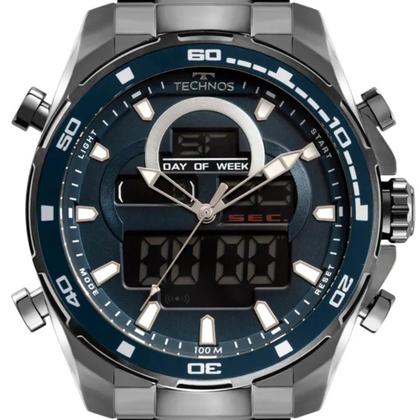 Imagem de Relógio Technos Masculino Digitech Grafite - BJK626AC/1A