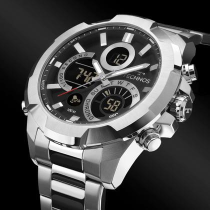 Imagem de Relogio Technos Masculino Digitech Prata