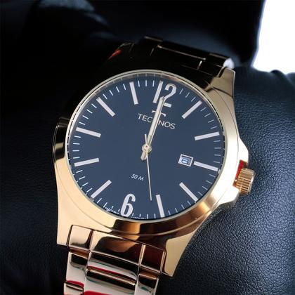 Imagem de Relógio Technos Masculino Dourado 2115LAN/4P