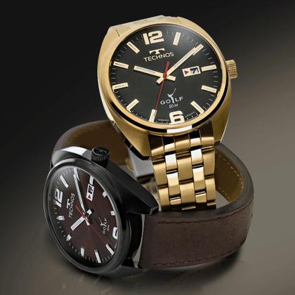 Imagem de Relógio Technos Masculino Golf Dourado - 2315LAP/1P