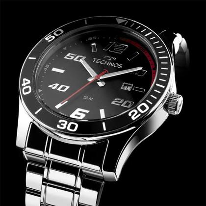 Imagem de Relógio Technos Masculino Racer 2115TWC-1P Prata