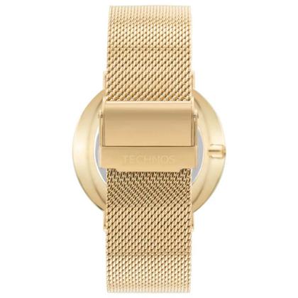 Imagem de Relógio Technos Masculino Ref: 2025ltz/1c Slim Mesh Dourado