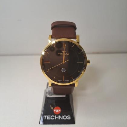 Relógio Technos Masculino Slim Dourado GL32AZ/0P - Relógio