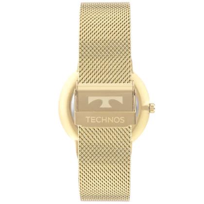 Imagem de Relógio technos masculino slim troca pulseira dourado gm17ac/t1p