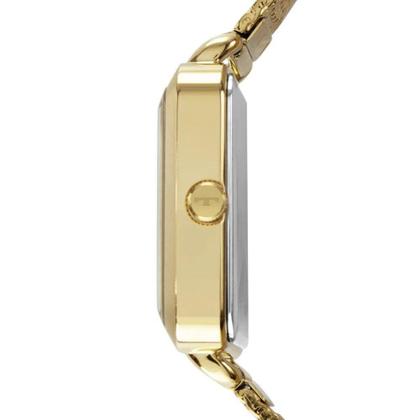 Imagem de Relógio Technos Mostrador Com Pedras  Fundo Preto Banho Dourado Pulseira e Caixa de Aço - 2036MME/4P