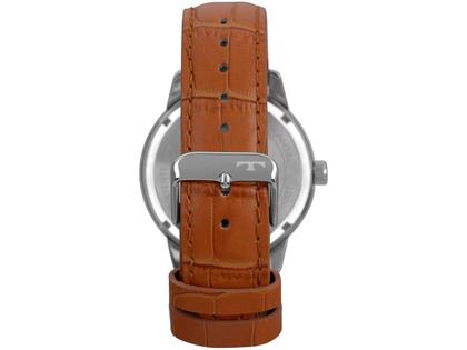 Imagem de Relógio Technos Prata de Couro Steel Masculino 2115MTX/0A