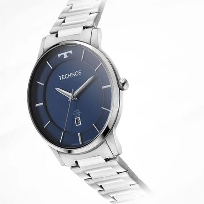 Imagem de Relógio Technos Slim Prata Masculino GM10YQ/1A