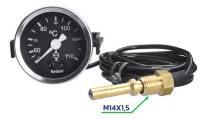 Imagem de Relogio Temperatura Mecanico 60mm Cabo 2,0m 40c A 110c