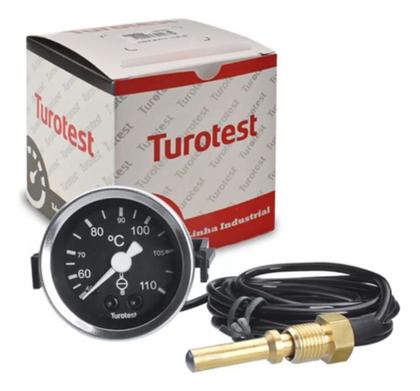 Imagem de Relogio Temperatura Mecanico 60mm Cabo 2,0m 40c A 110c