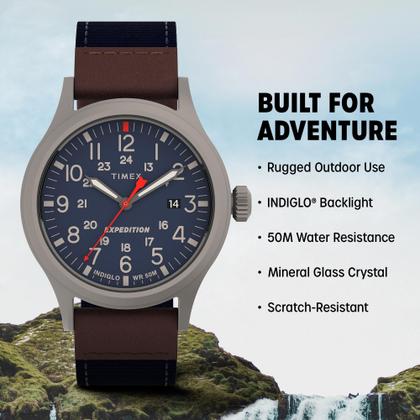 Imagem de Relógio Timex Expedition Scout Masculino - Caixa de 40mm - Cinza