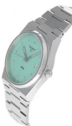 Imagem de Relógio Tissot Prx verde claro Quartz T137.410.11.091.01 na caixa