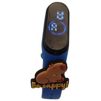 Imagem de Relógio Touch Infantil Capivara "Be Happy!"_Az - SMACTUDO