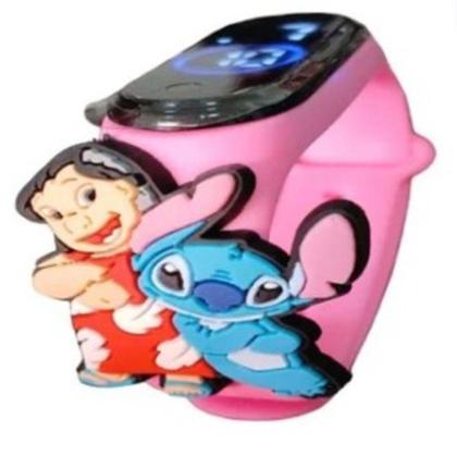 Imagem de Relógio Touch Infantil Lilo & Stitch Resistente à Água-Rs - SMACTUDO