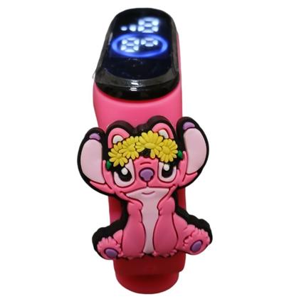 Imagem de Relógio Touch Infantil Stitch Angel_Rosa