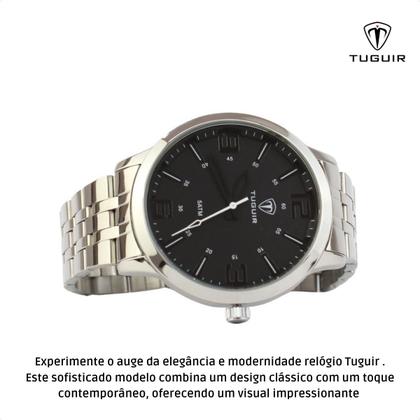 Imagem de Relogio Tuguir TG161 Analógico Masculino Elegante TG30198