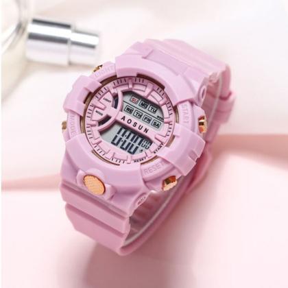 Imagem de Relógio Unisex Data Alarme à Prova d'água com Pulseira de Silicone Infantil