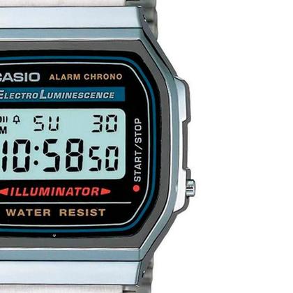 Imagem de Relógio Unissex Casio Prata - A168WA-1WDF