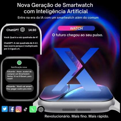Imagem de Relógio W10 Inteligente Unissex com GPS Integrado