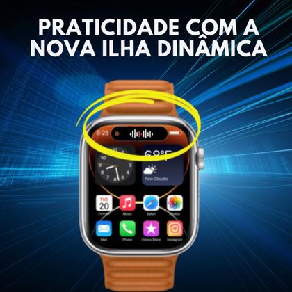 Imagem de Relógio W69+ Ultra Plus NFC Resistente à Água com Troca Pulseira