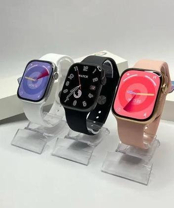 Imagem de Relógio Watch 9 Wearmax OS W99+ Plus super Amoled prova d'água Micro Os 10 NFC assistente inteligencia artificial chat GPT Smartwatch