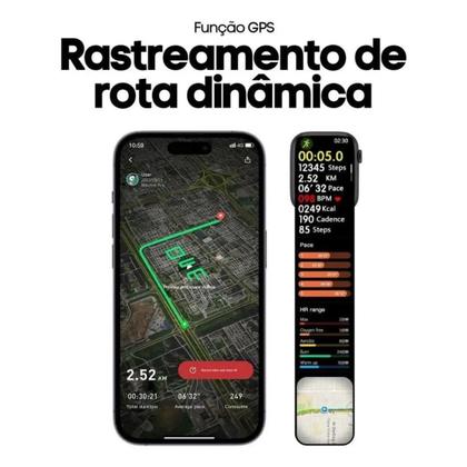 Imagem de Relógio Watch 9 Wearmax OS W99+ Plus super Amoled prova d'água Micro Os 10 NFC assistente inteligencia artificial chat GPT Smartwatch