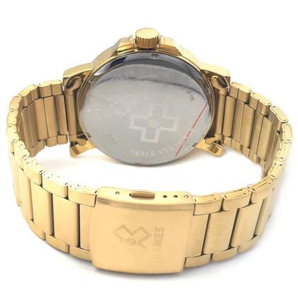 Relógio X GAMES masculino analógico dourado XMGS1029 P2KX - XGAMES