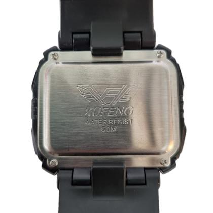 Imagem de Relógio Xufeng Preto Camuflado Com Cronometro Visor Com Números Grande