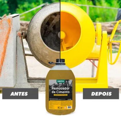 Imagem de Removedor Cimentos Limpeza Chassi Betoneira 5L - Vintex