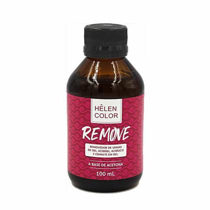 Imagem de Removedor de alongamento e esmalte em gel helen color 100ml