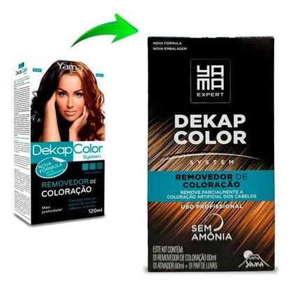 Imagem de Removedor de Coloração Capilar Sem Amônia Dekapcolor Yamá 120ml