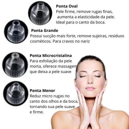 Imagem de Removedor De Cravo Elétrico Extrator Espinhas Vácuo Usb