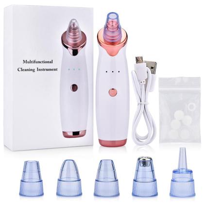 Imagem de Removedor de Cravos, Acne e Espinhas Facial Elétrico 5 Bicos