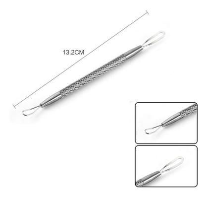 Imagem de Removedor de Cravos e Espinhas Aço Inox Profissional - Para Acne e Cravos