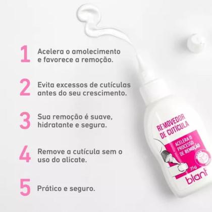 Imagem de Removedor de Cutícula Blant Eficaz Fácil Uso Hidratação 35g