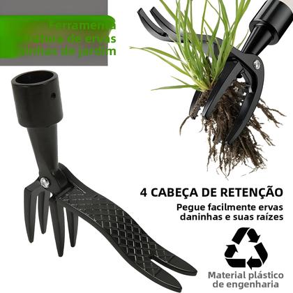 Imagem de Removedor De Ervas Daninhas Manual De Plástico Para Uso Externo, Ferramenta De Remoção De Raízes,