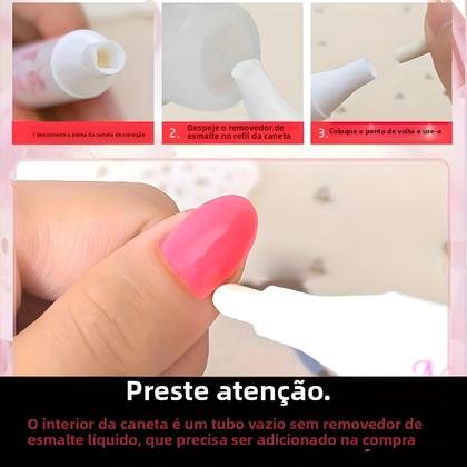 Imagem de Removedor de esmalte para unhas Removedor de esmalte em torno das unhas