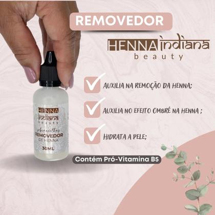 Imagem de Removedor de Henna Indiana Beauty 30ml - Hidratação e Eficácia